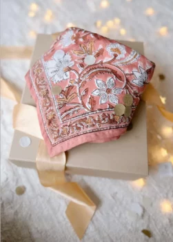 Foulard bébé delhi blush