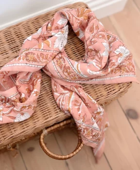Foulard dehli blush
