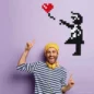 Pixel Art - La Fille Au Ballon