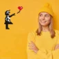 Pixel Art - La Fille Au Ballon
