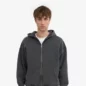 Veste Oversized à Capuche Zipée Faded Black