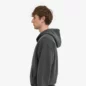 Veste Oversized à Capuche Zipée Faded Black