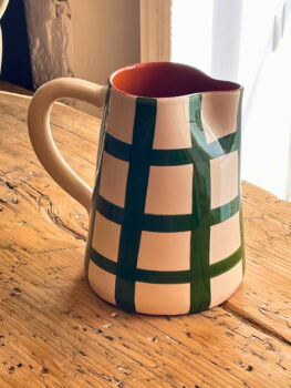 Pichet grille vert foncé