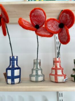 Stepped mini vase sauge