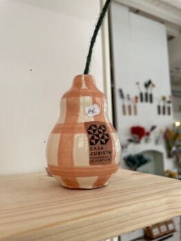 Gourde mini vase terracotta