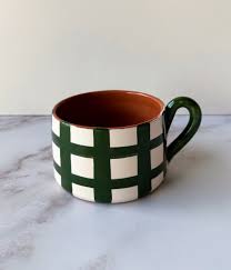 Flat mug vert foncé