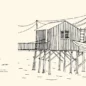 Livre Coloriage Cabanes