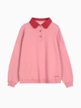 Polo rouge rose oversized