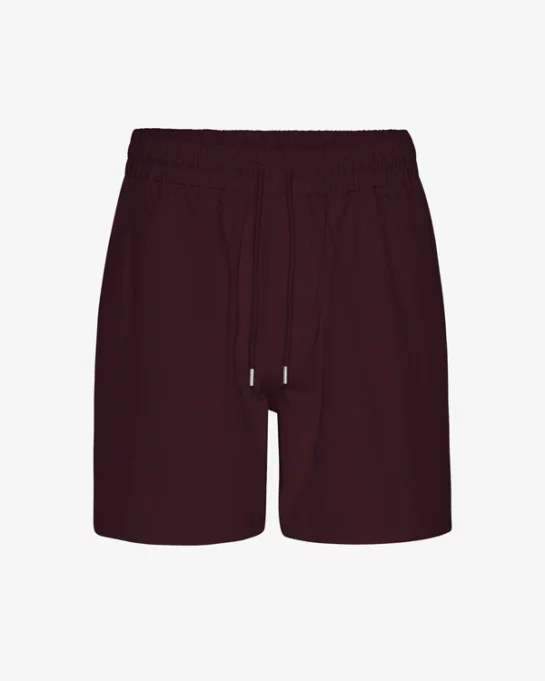 Short Twill Oxblood Red