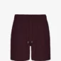 Short Twill Oxblood Red