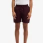 Short Twill Oxblood Red