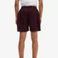 Short Twill Oxblood Red