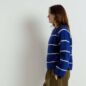 Pull Vitow Bleu Royal Rayure