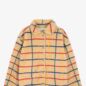 Veste Moutonnée Grille Colorée
