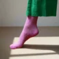 Chaussettes Glittert Lurex Fuschia 36-40