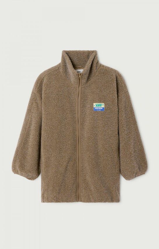 Veste Hoktown Longue Zipée Muscade