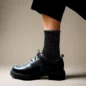 Chaussette Glitter Lurex Noir 36-40