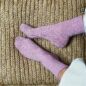 Chaussettes Glitter Lurex Rose 36-40