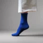 Chaussettes Glitter Lurex Bleu Electrique