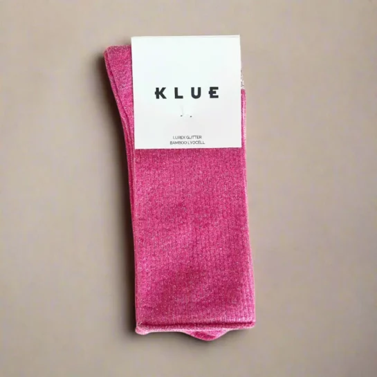 Chaussettes Glittert Lurex Fuschia 36-40
