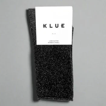 Chaussette glitter lurex noir 36-40