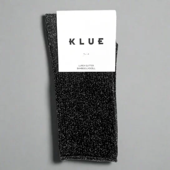 Chaussette Glitter Lurex Noir 36-40