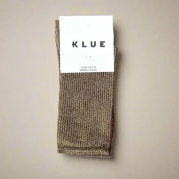 Chaussettes glitter lurex caramel 36-40