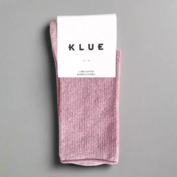 Chaussettes glitter lurex rose 36-40