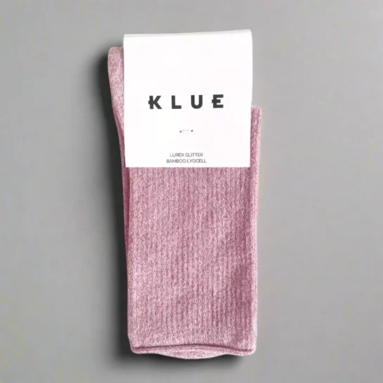 Chaussettes Glitter Lurex Rose 36-40