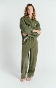 Pantalon femme uzatown olive