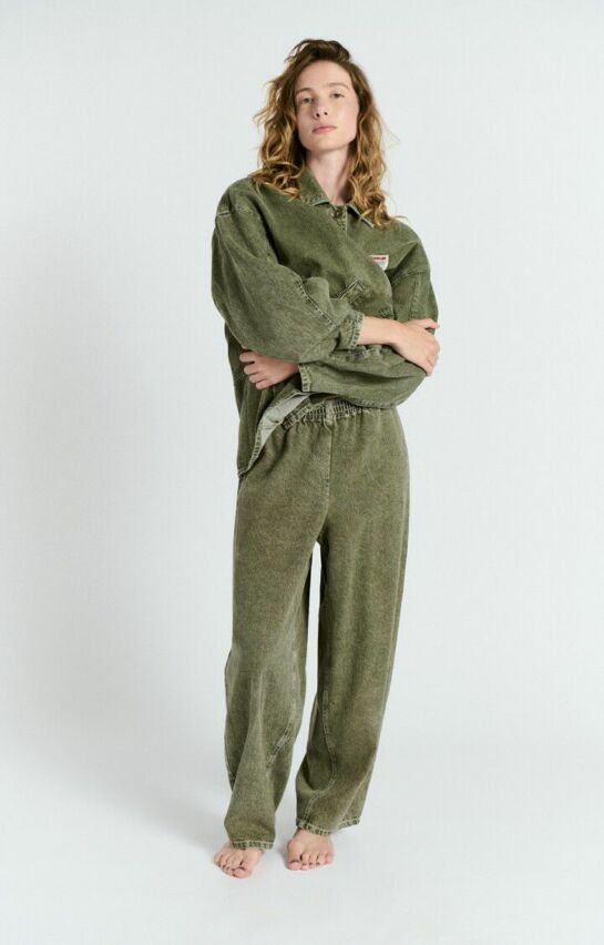 Pantalon Femme Uzatown Olive