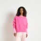 Pull Vitow Rose Fluo Alpaga Laine
