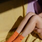 Chaussettes Orange Laine