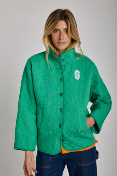 Veste matelassée vivacité verte