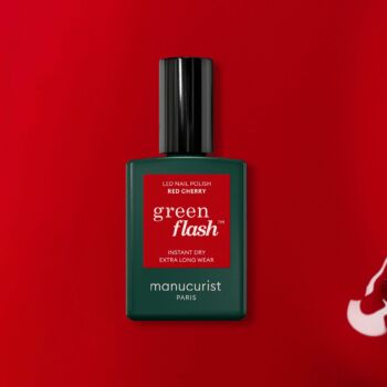 Vernis green flash red cherry