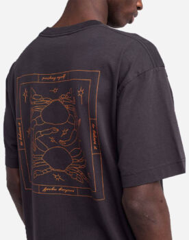 Tee-shirt etrille noir carbone
