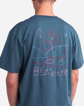 Tee-shirt rivage steel blue