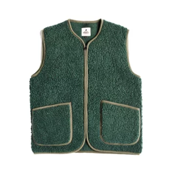 Veste sans manches laine vert dark green