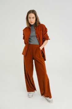Pantalon jean havane ocre