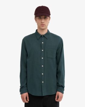 Chemise flanelle ocean green