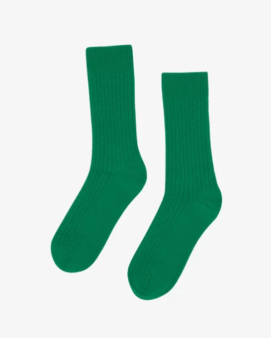 Chaussettes Laine Merinos Kelly Green
