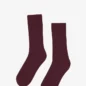 Chaussettes Laine Merinos Oxblood Red