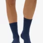 Chaussettes Laine Merinos Marine Blue
