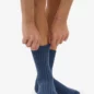 Chaussettes Laine Merinos Petrol Blue