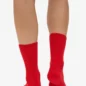 Chaussettes Laine Merinos Red Tangerine