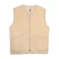 Veste Sans Manches Laine Beige