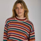 Pull Laine Saveur Rayures Multicolores
