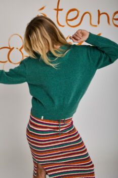 Pull saveur vert forêt