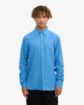 Chemise flanelle pacific blue