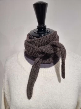 Sophie scarf chocolat noir